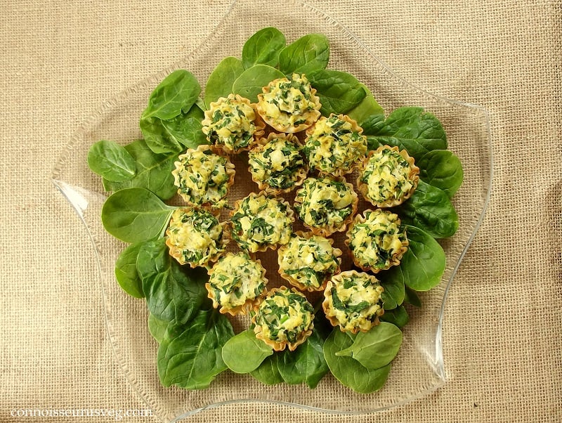 Spinach Vegan Mini Quiches