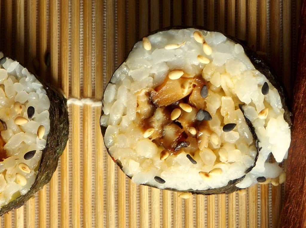 Sesame Shiitake Sushi