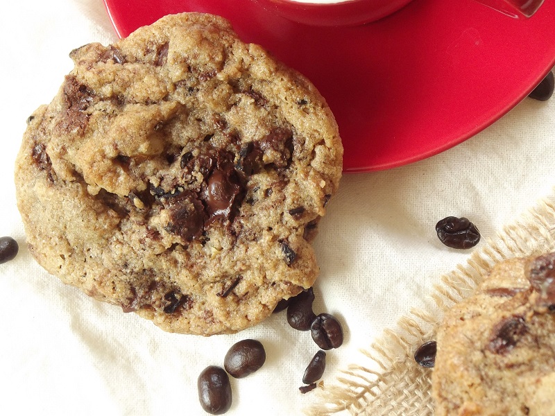 Chocolate Covered Espresso Bean Cookies