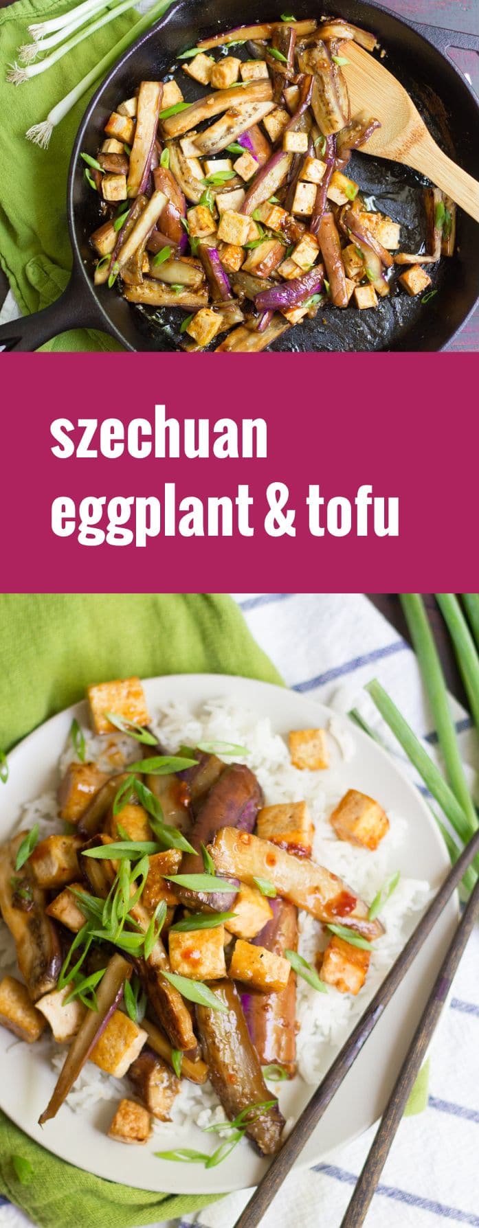 Szechuan Eggplant with Tofu