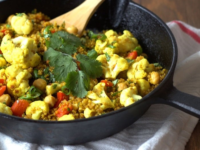 Curried Quinoa Fried Rice