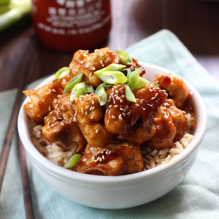 Sticky Sesame Cauliflower