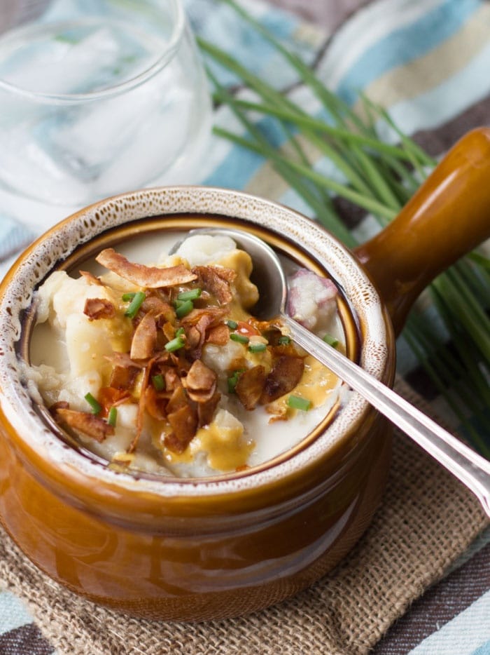 vegetarian potato soup recipe