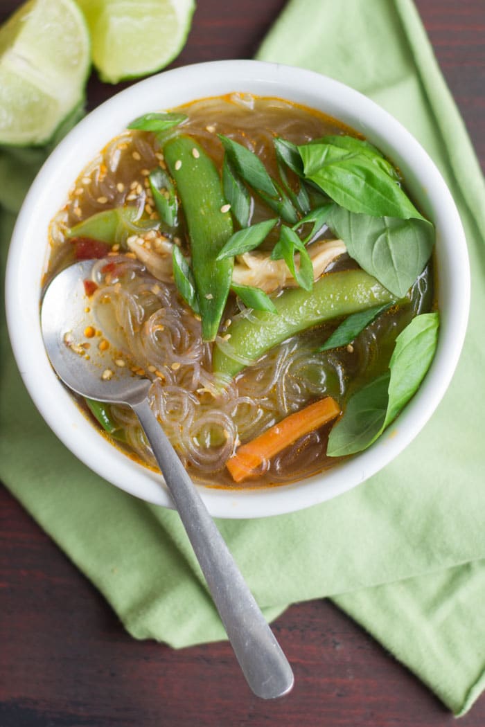 Hot & Sour Glass Noodle Soup