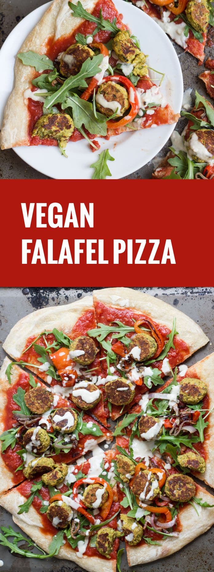 Vegan Falafel Pizza