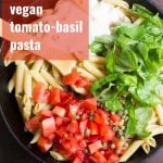 Creamy Vegan Tomato Basil Pasta