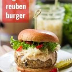 Vegan Reuben Burgers