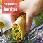 Baked Samosa Burritos