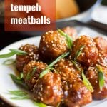 Teriyaki Tempeh Meatballs