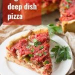 Vegan Deep Dish Pizza