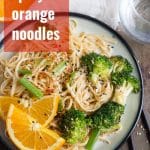 Spicy Orange Noodles