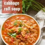Vegan Cabbage Roll Soup