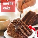 Vegan Mocha Layer Cake