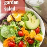 Japanese Salad with Carrot Ginger Dressing