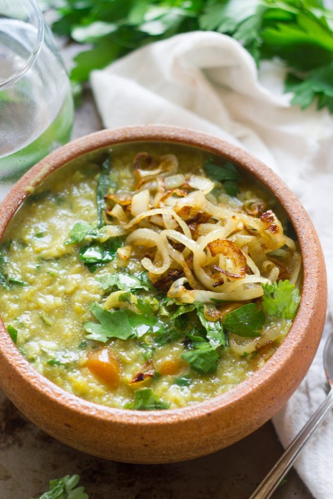 Herbed Split Pea & Basmati Rice Soup with Caramelized Onions What Goes Well With Split Pea Soup
