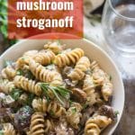 Vegan Mushroom Stroganoff
