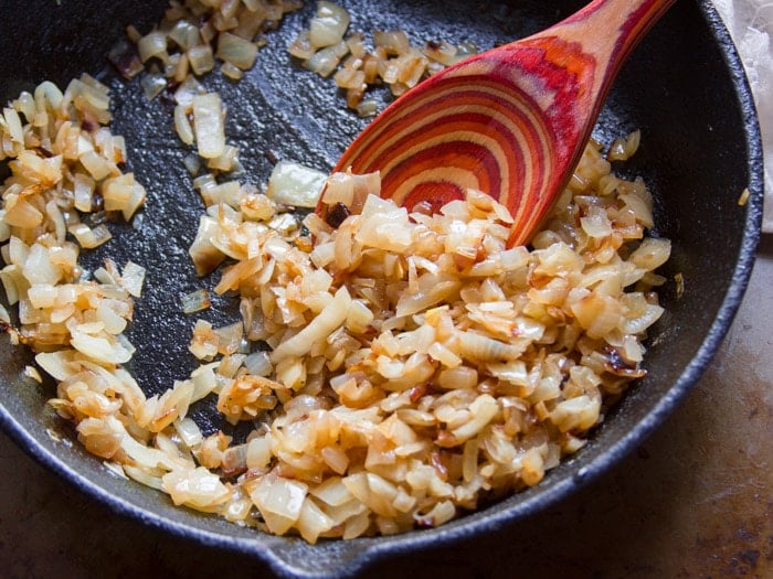 Caramelized Onions in a Skillet