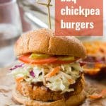 Barbecue Chickpea Burgers