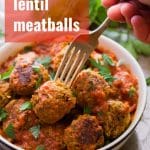 Italian-Style Lentil Meatballs