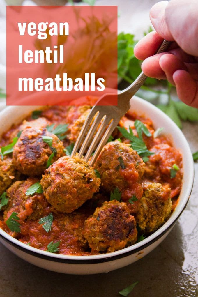 Italian-Style Lentil Meatballs - Connoisseurus Veg