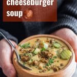Vegan Cheeseburger Soup