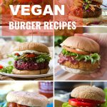 Collage Showing 6 Veggie Burgers