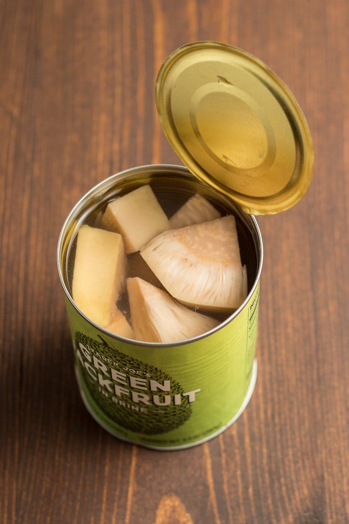Open Can of Trader Joe's Jackfruit