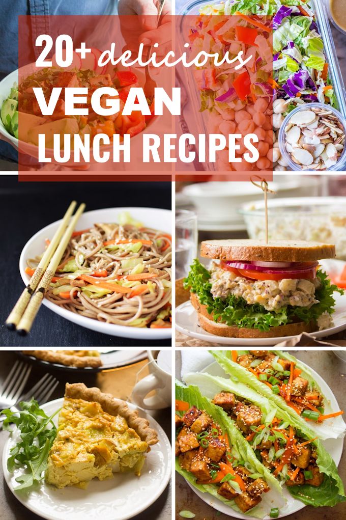 20+ Delicious Vegan Lunch Recipes