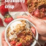 Vegan Strawberry Crisp