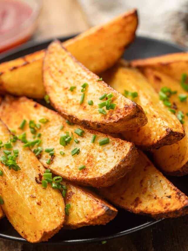 Air Fryer Potato Wedges Connoisseurus Veg