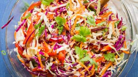 Asian Slaw with Sesame Ginger Dressing Asian Slaw with Sesame Ginger Dressing