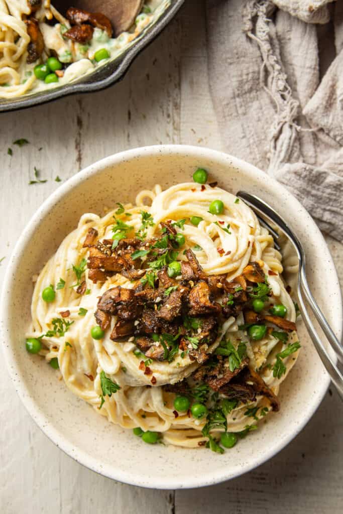 Spannende Vegane Spaghetti Carbonara Ebenbild