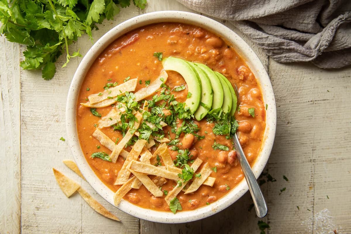 Mexican Pinto Bean Soup
