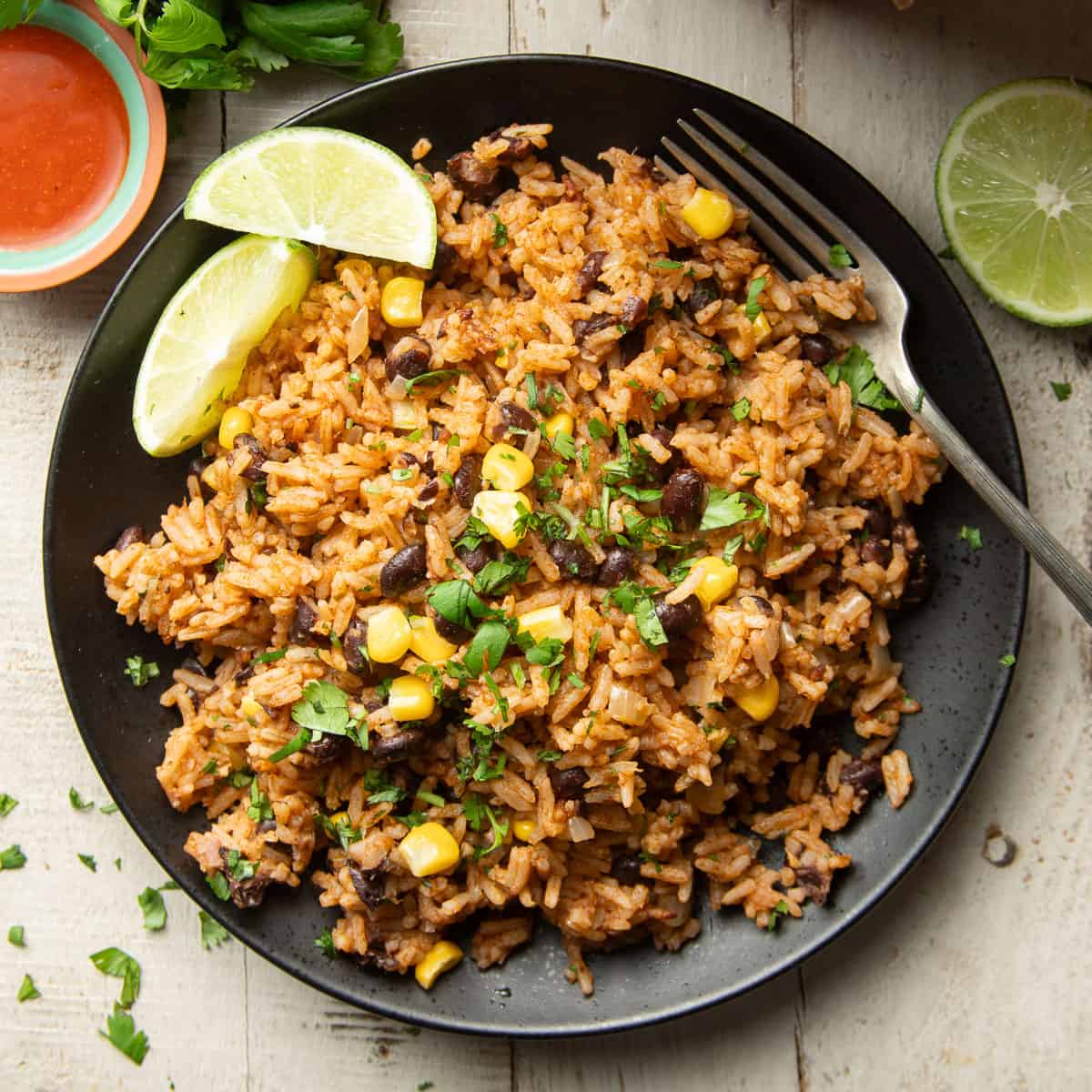 One-Pot Mexican Rice & Black Beans