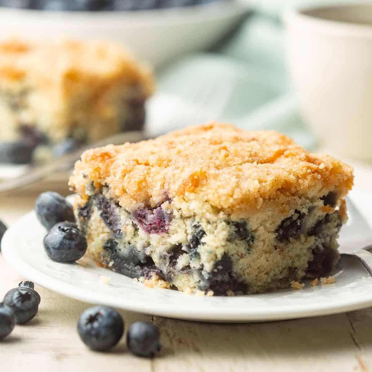 Vegan Blueberry Buckle