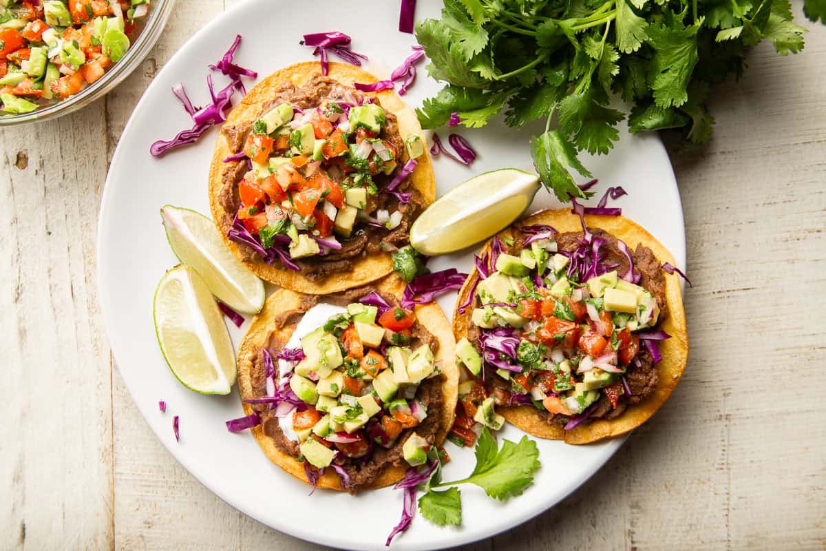 Easy Vegan Tostadas
