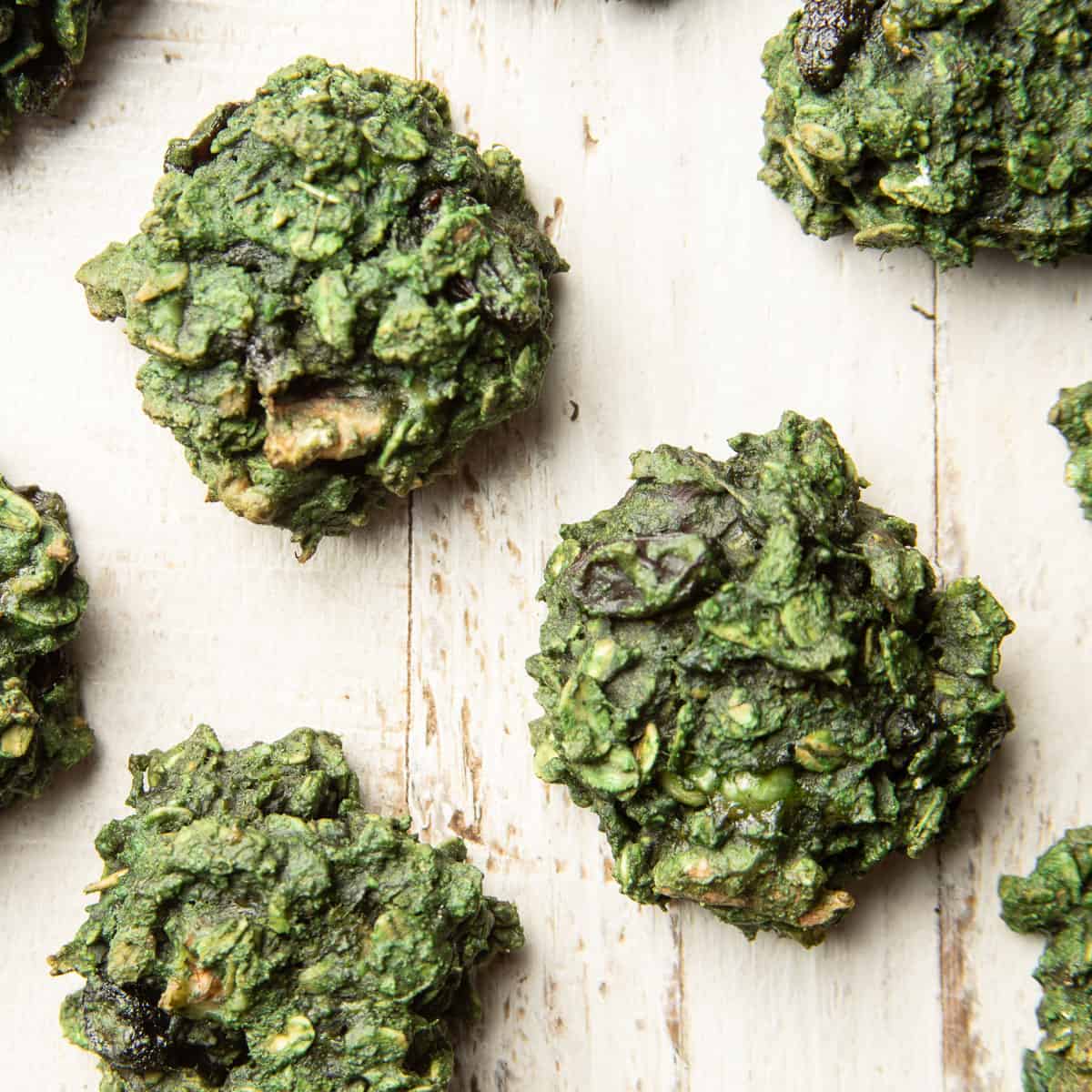Superhero Spirulina Cookies