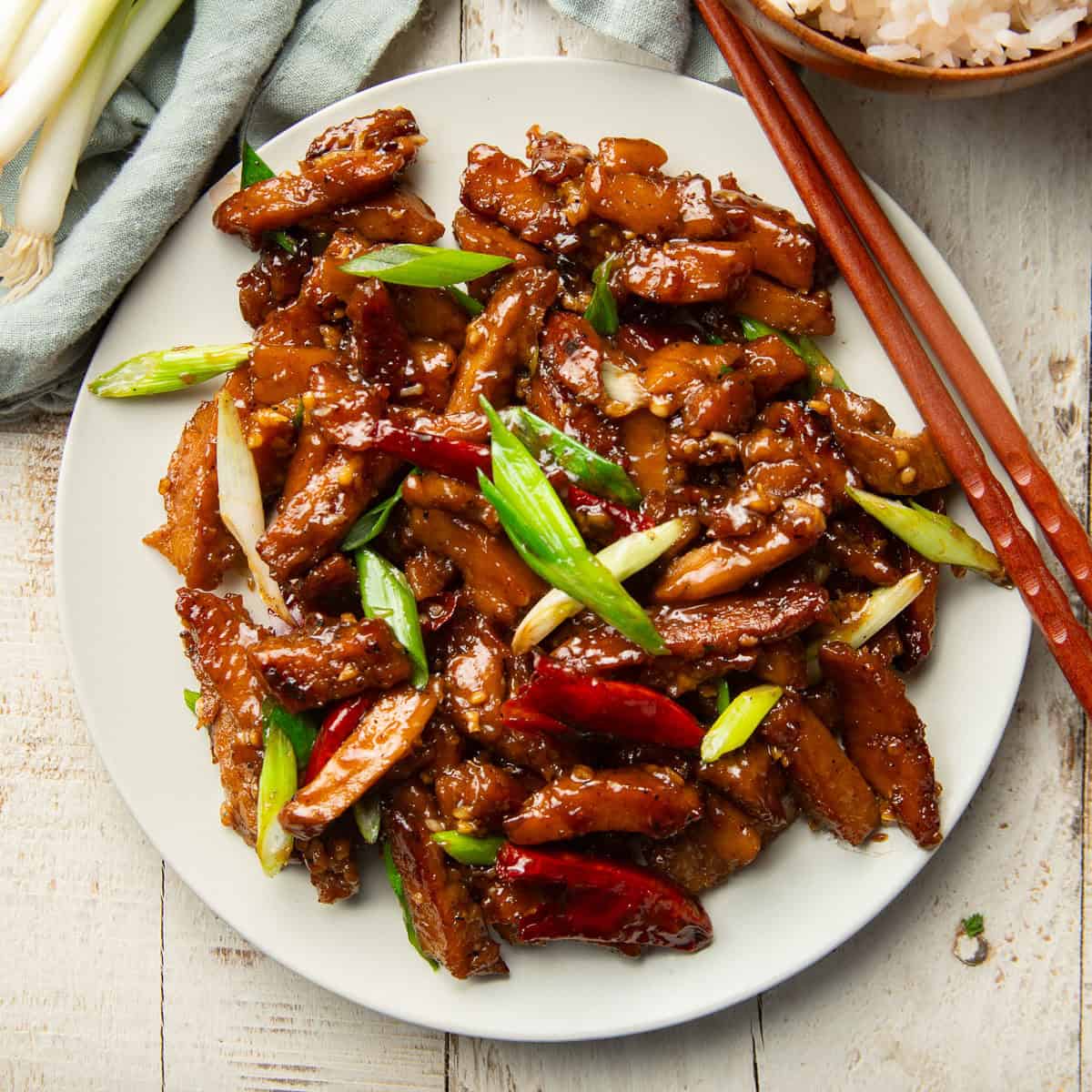 Vegan Mongolian Beef