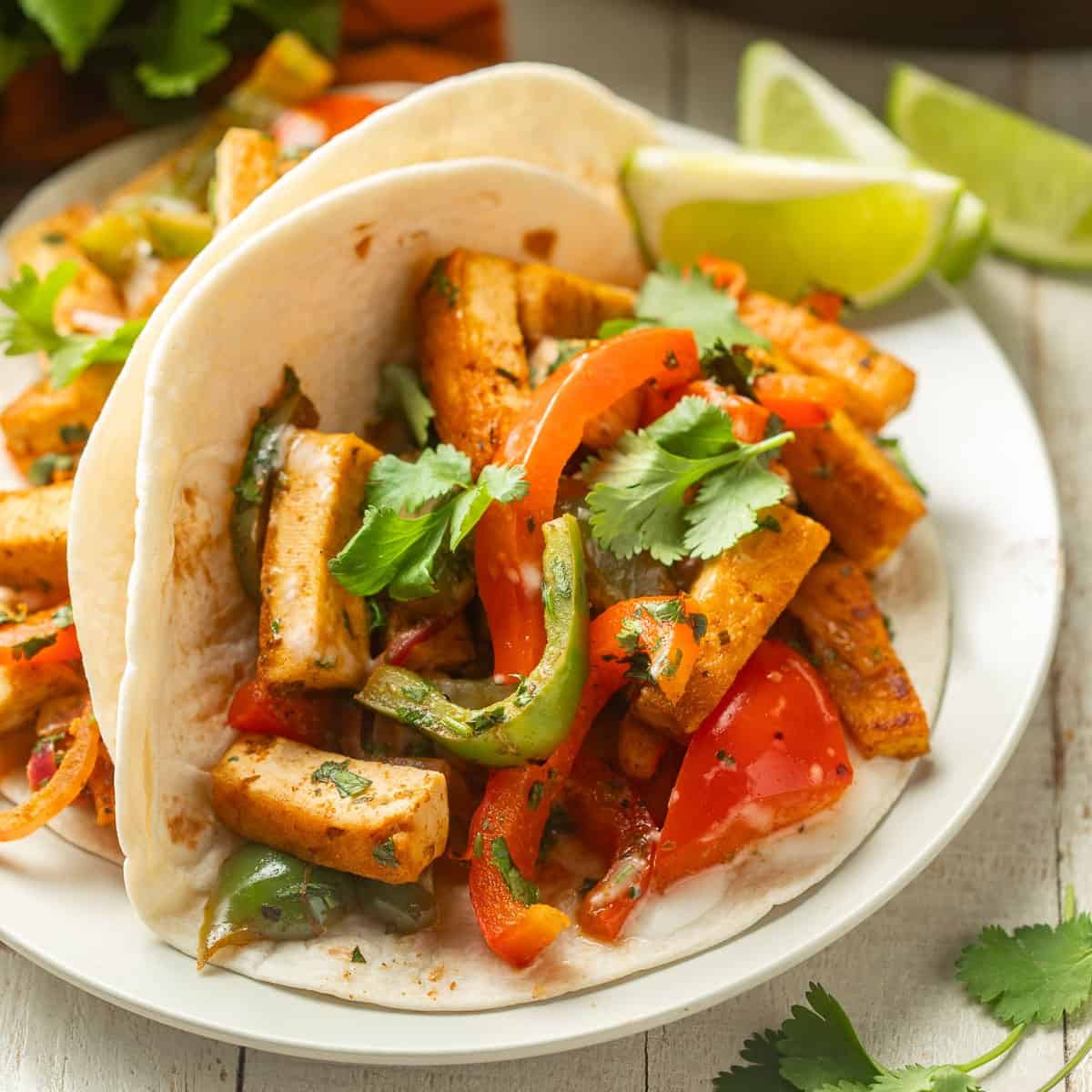 Easy Tofu Fajitas