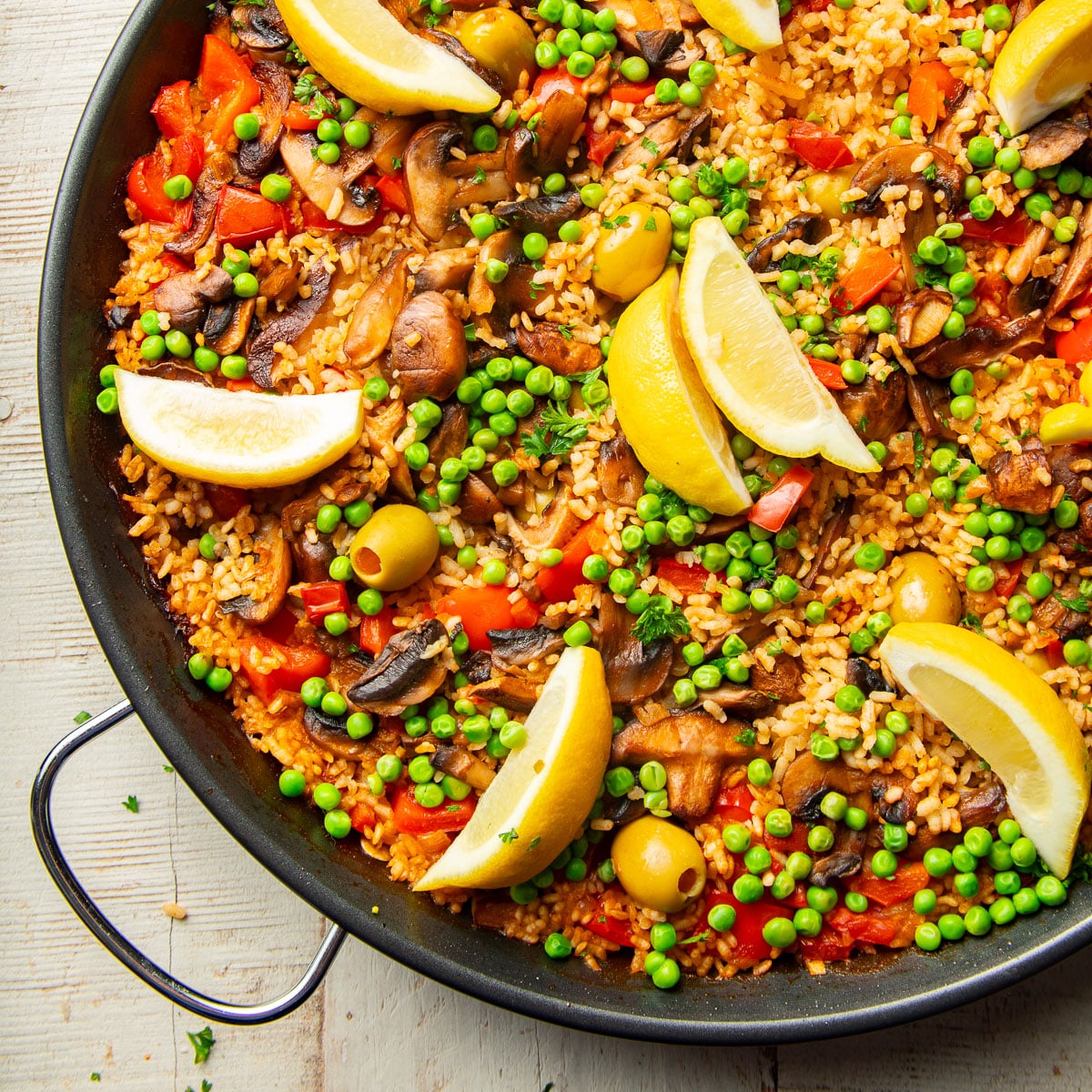 Vegan Mushroom Paella