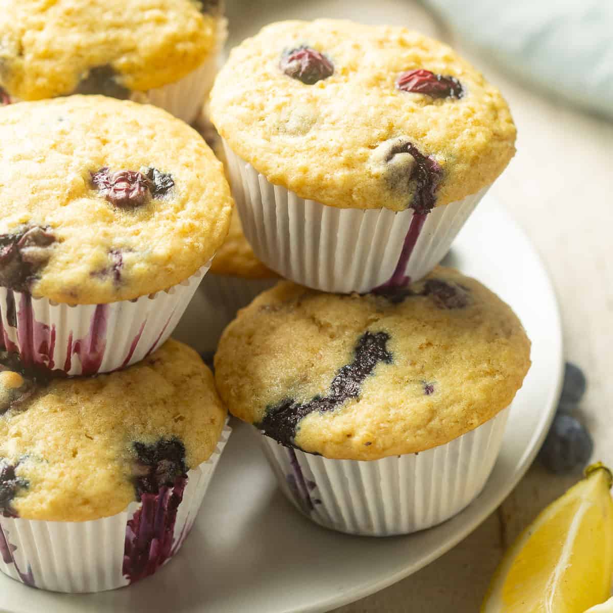 Blueberry Quinoa Muffins