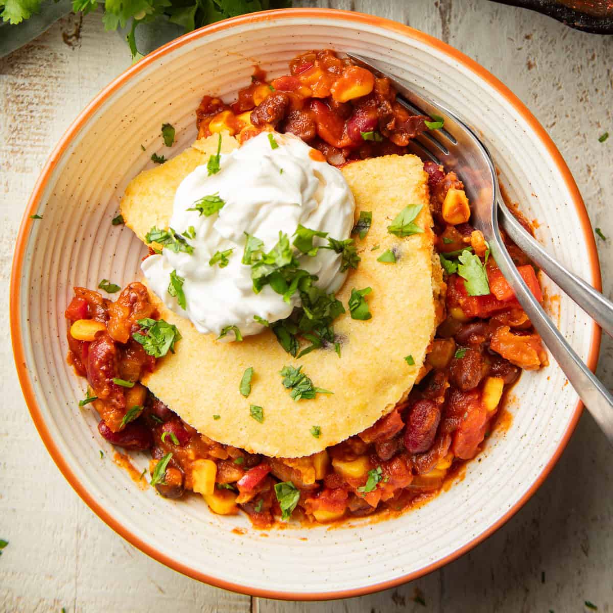 Three-Bean Tamale Pie