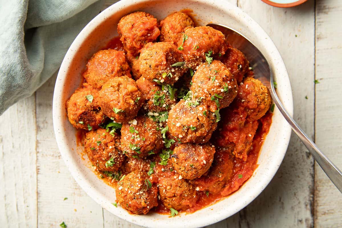 Vegan Quinoa Meatballs