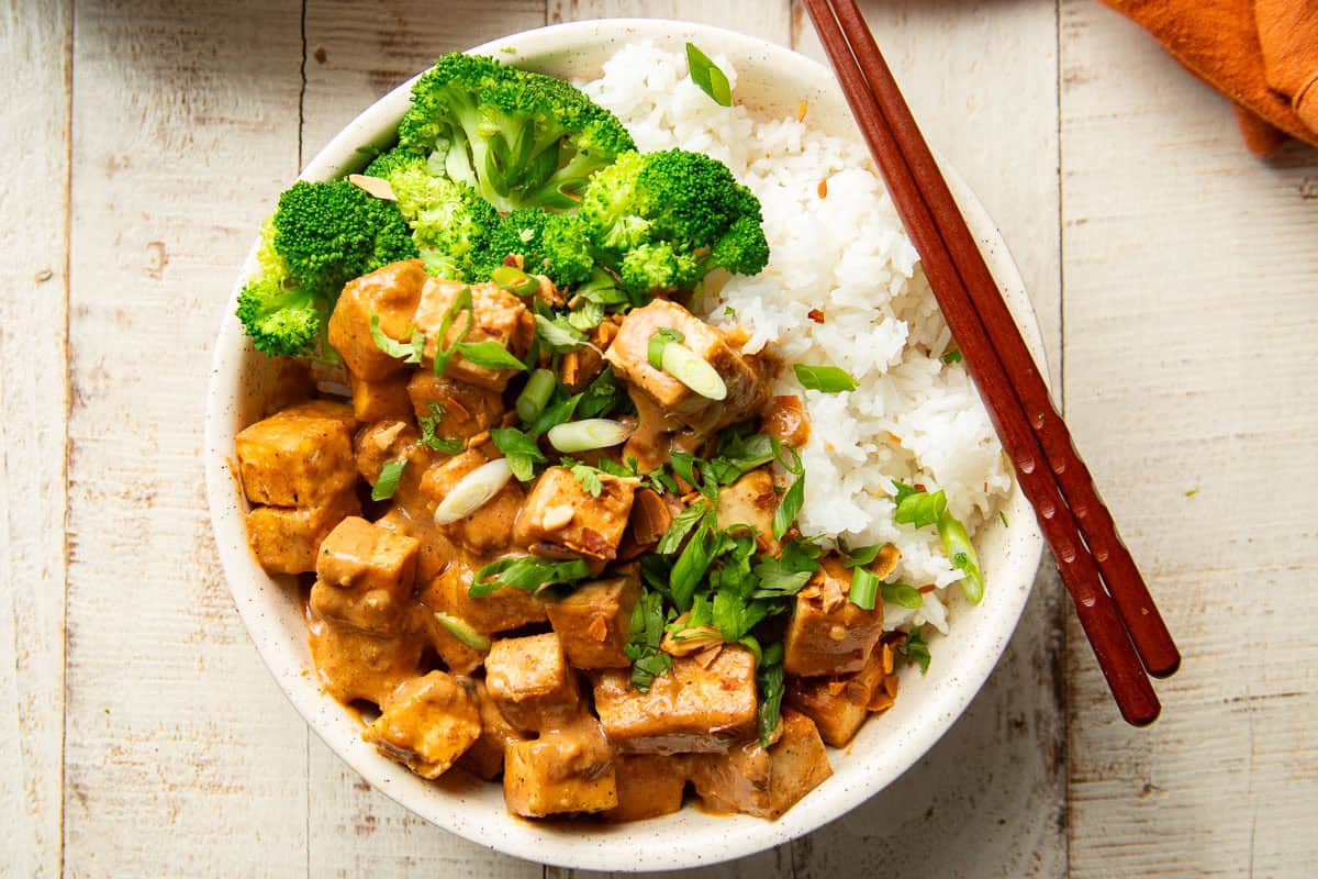 Almond Butter Tofu