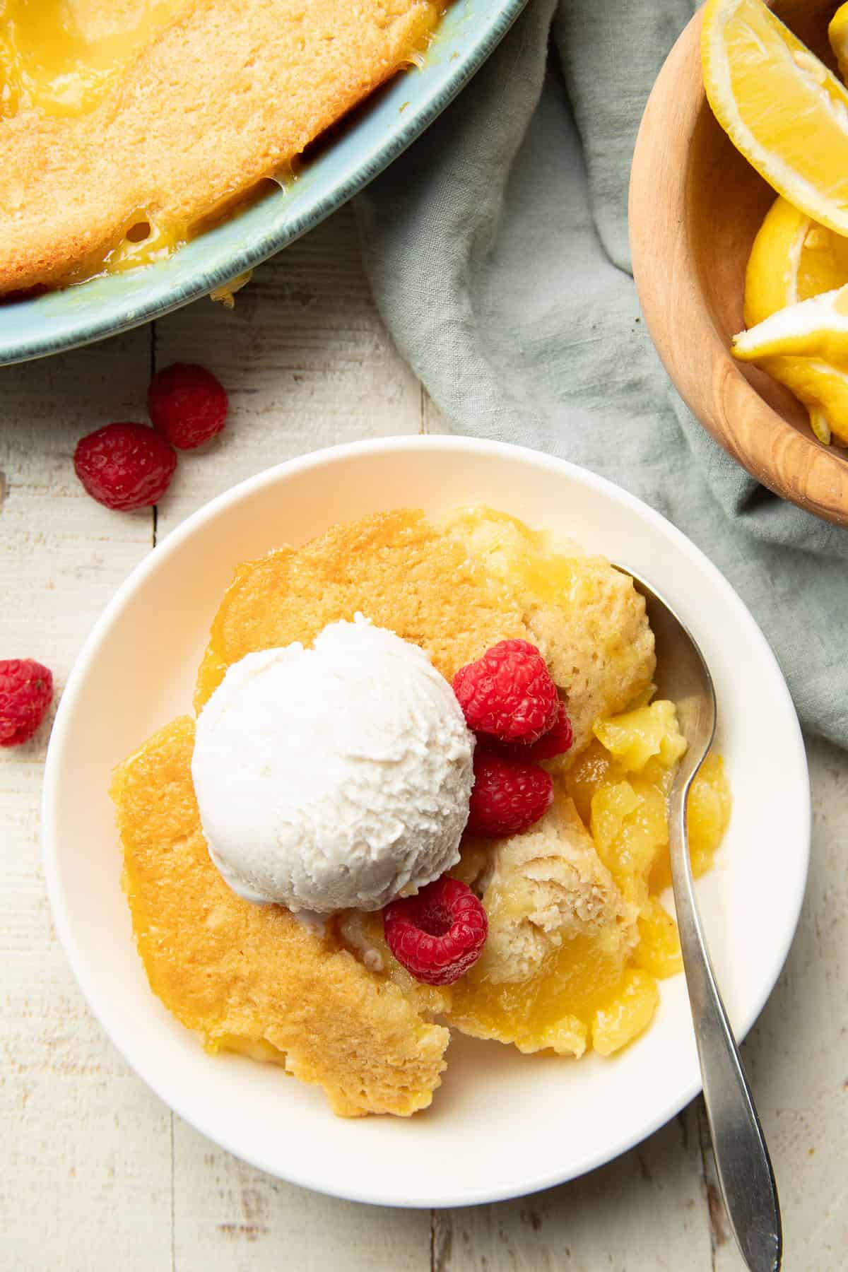 Magic Lemon Cobbler