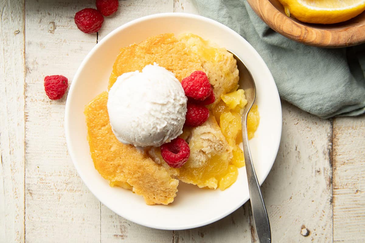 Magic Lemon Cobbler