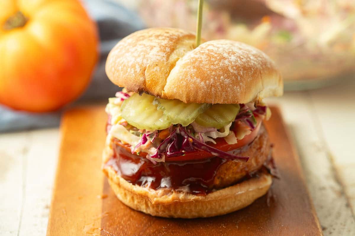Barbecue Chickpea Burgers