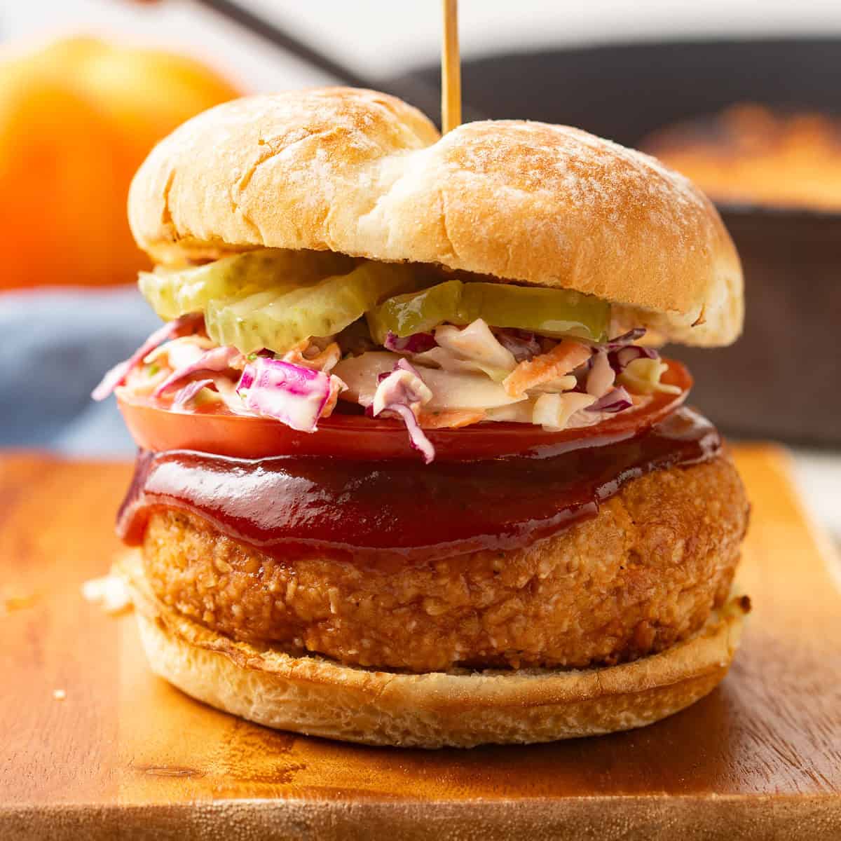 Barbecue Chickpea Burgers