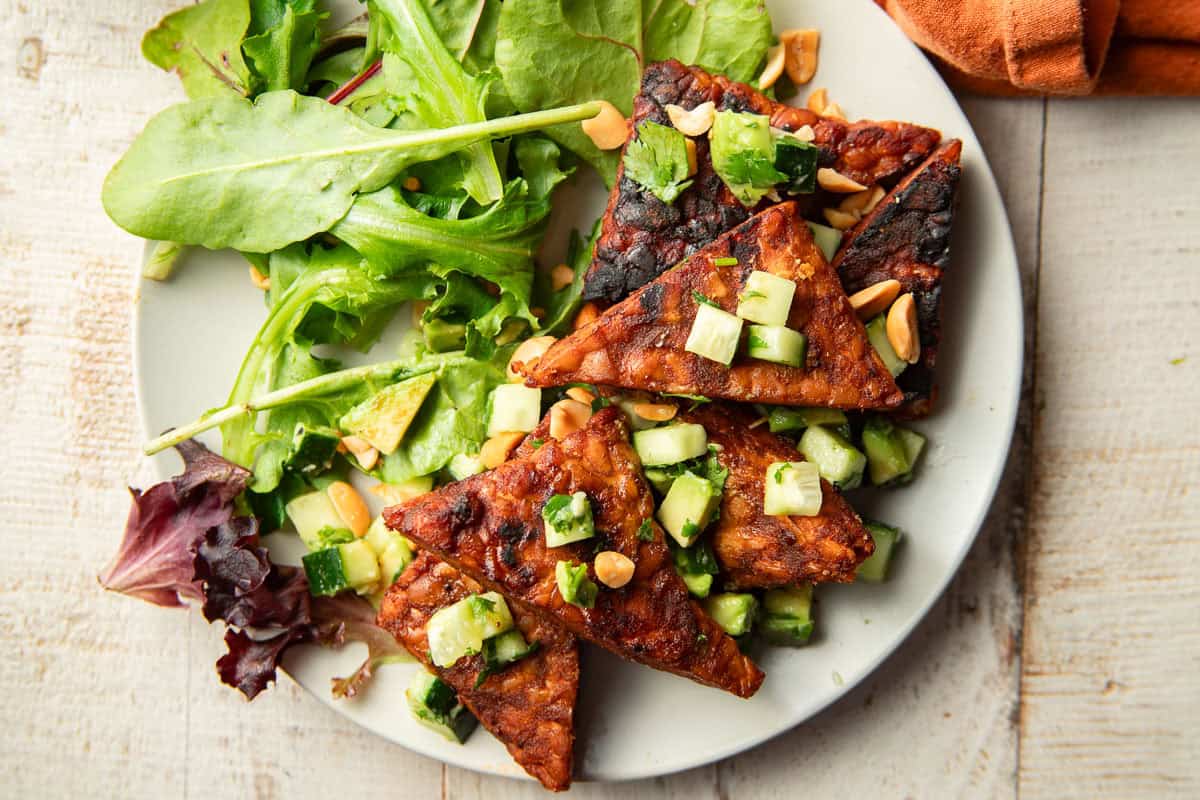 Red Curry Grilled Tempeh